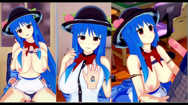 エロゲーコイカツ 東方 比那名居天子におっぱい揉みまくりH 3DCG巨乳アニメ動画_東方プロジェクト_ヘンタイゲーム とうほう ひなないてんし