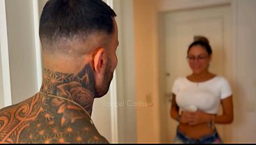 Tattooed Neighbor Swap Sugar for His Milk - Blonde Took Every Drop After Intense Suck and Ride