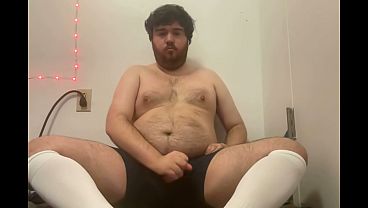 College Guy Tyler Raymond Strokes His Cock In His Teammate's Underwear And Socks | Spicytyty thumbnail