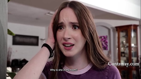 Caught My Cute Blinde Room Mate Staining My_Pillow With Her_Pussy