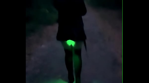 Free Public Walk with_Anal Plug