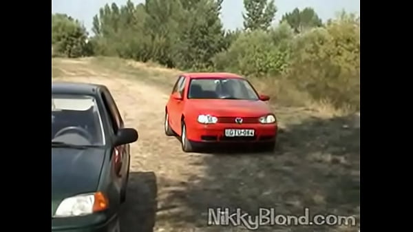 Play MP4 - Hot Pornstar Nikky Blond fucks outdoors