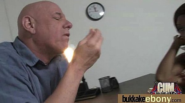 Busty black babe bubble bath group cocksuck! 10 