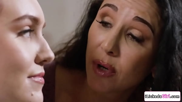 Teen_stepdaughter pussy licking big tits stepmom in school