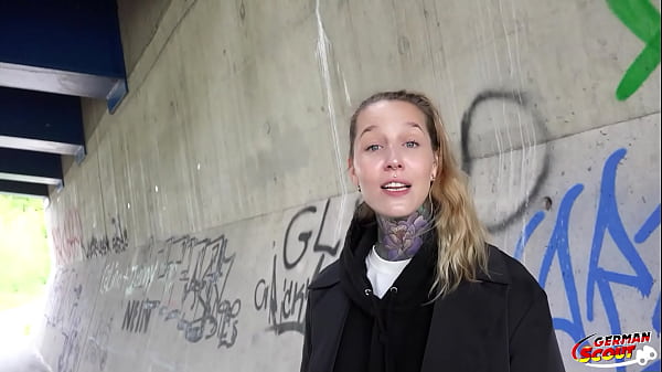 Play MP4 - GERMAN SCOUT - Crazy German Tattoo Model Lisa Rocketcock Pickup for Casting Fuck