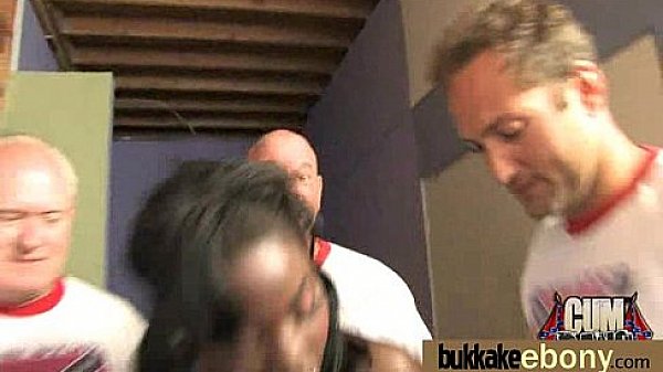 Cum loving teen enjoys huge bukkake! 17 