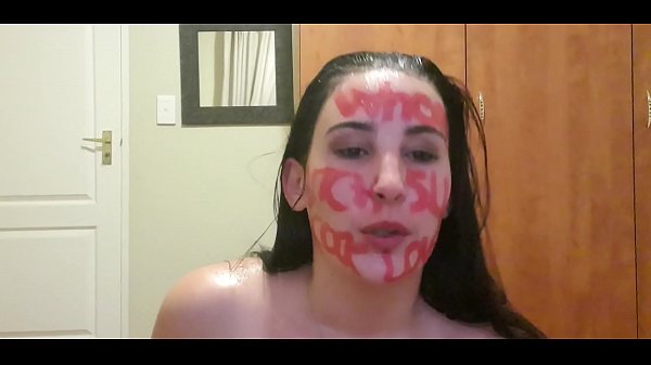 Self punish, pissing, slapping, gagging with dirty talking