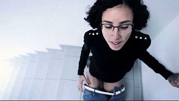 Student in front of the camera for the first time 