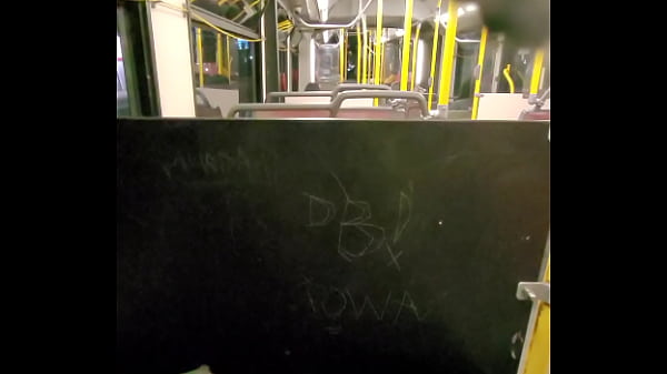 Joe strokes his cock on public bus