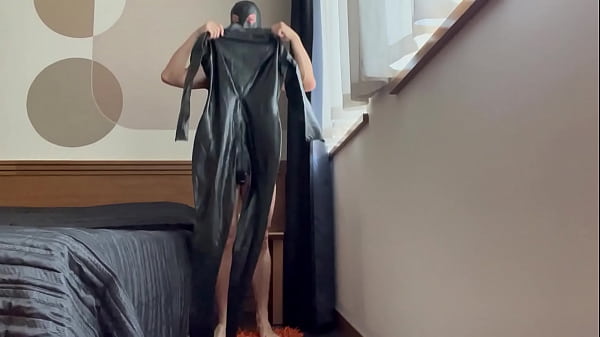 Wearing a The Latex_Collection catsuit