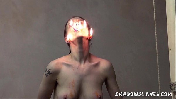 Female masochistEmily t. and tied for facial burning of cruelly_punished