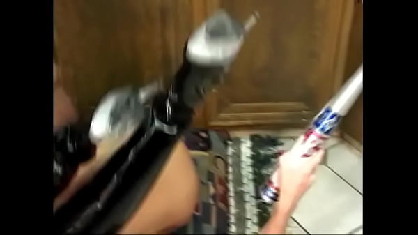 Horny blond slut with curvy body strokes and gags on a thick cock