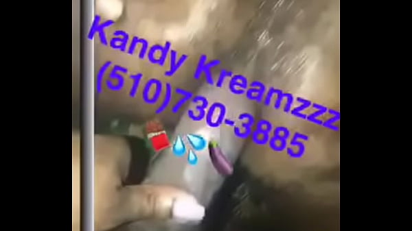KandyKreamzzz opening black hairy ass