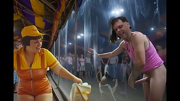 Circus jerk off show