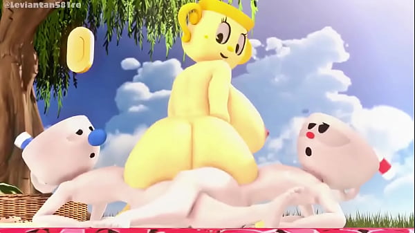 Cuphead threesome 