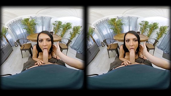 VRConk Brunette_whore blowing your prick