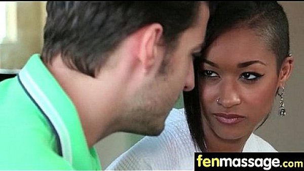 Deepthroat blowjob from big tits massage girl 10 