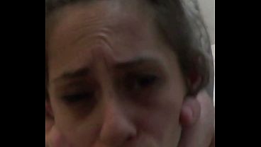 Candie Cross Naked & Prone, Camera Staring Back As I Fuck Her Deep Then Paint Her Face White thumbnail