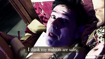 Taking a long stroll in the forest was boring for these two sexy milfs but to their big surprise they found a big dicked guy in a bed under the tree naturally they jumped into a threesome with him 