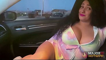 Big Titted Brunette Barbi Car Ride with Rome Major! video thumbnail
