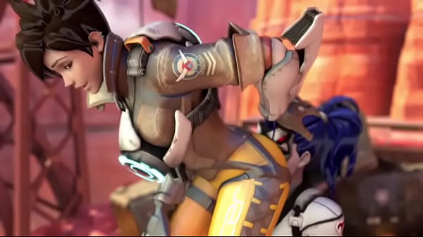 Overwatch widow maker eats tracer's booty 
