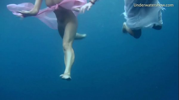 Tenerife underwater swimming with hotgirls