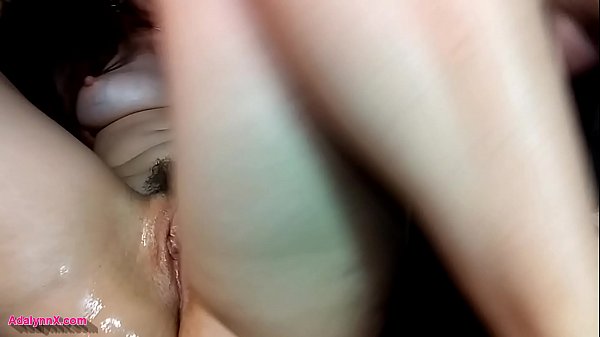 AdalynnX - Double Dildo Pussy Stretching 