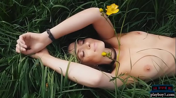 Play MP4 - Natural MILF beauty enjoys the nature and flowers outdoor