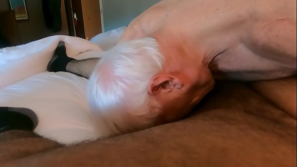 Horny Sexy Gramps Continues Sucking Session, Things Get Juicier 