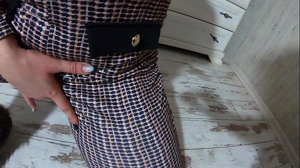 Public risk in tight leather &ndash; cameltoe blowjob & cum on my downjacket twice 235 preview 