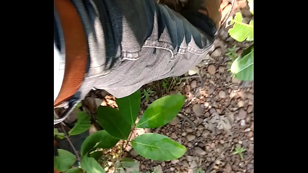Desi indian big black hairy gay fuck in forest 