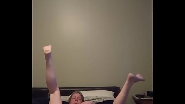 Alberta sissy playing with toys and enjoying it 