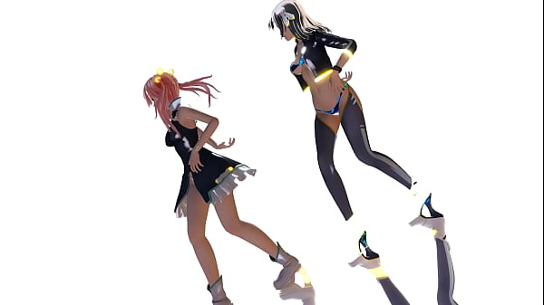 Horny lesbian girls kanon & aria having fun mmd by tsunpai 