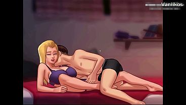 18yo big cock boyfriend fucks his petite blonde teen girlfriend l My sexiest gameplay moments l Summertime Saga