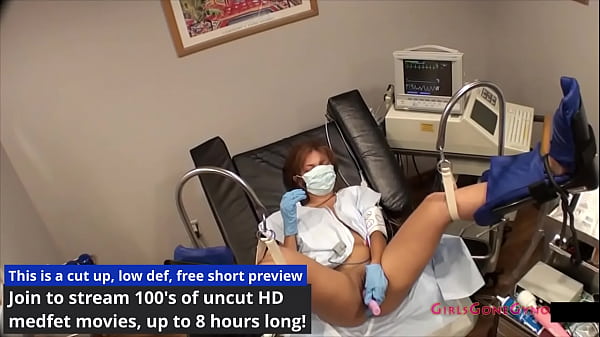 Latina becomes human guinea pig for electrical stimulation research by Doctor Tampa at_GirlsGoneGyno.com