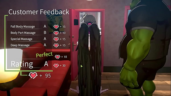 Harpy Showcase Orc Massage