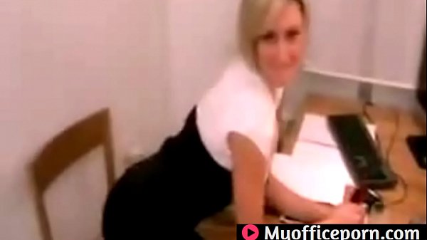 German Secretary_gets facial