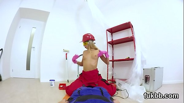 Nasty cutie rubs snatch and gets licked and plowed in pov 