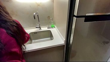 From Sink To Counter To Cumshot: Wife Takes It Every Way In The Kitchen thumbnail