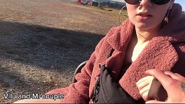 Offering a Hot Stranger Cash for Blowjob and Sex in Public Toilet