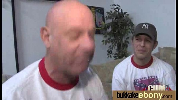 Ebony_gets group cumshots 30