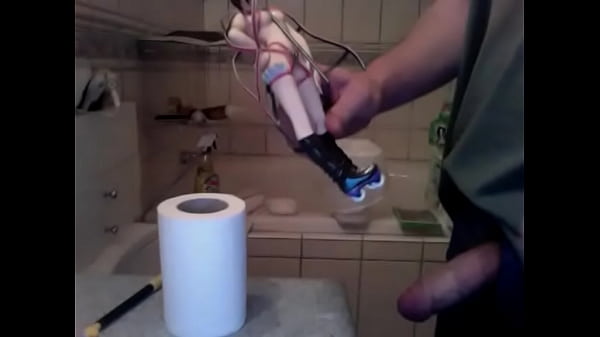 Cumming on a toy
