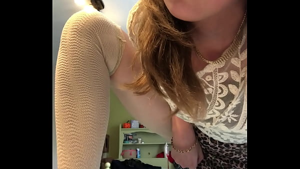 Play MP4 - petite blonde desperate horny masturbates in skirt and cums HARD