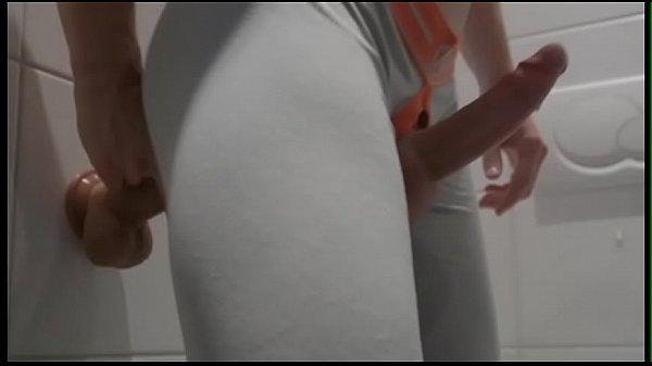 Play MP4 - Young bi-boy is having a great time in the bathroom with his dildo homemade