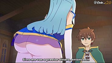 Nonton Aqua Challenges Kazuma And Gets Fucked thumbnail