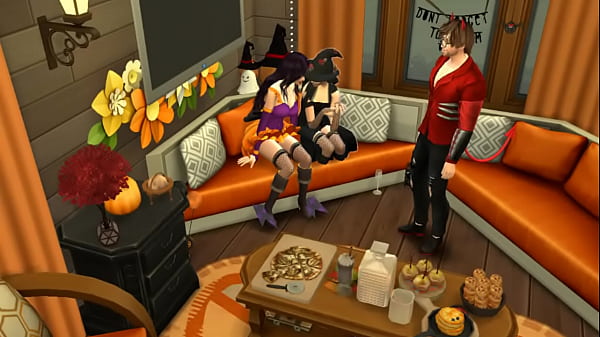 Парню пришлось дрочить на хэллоуинской вписке, потому что две бухие лесбиянки не взяли его в тройничок thumbnail