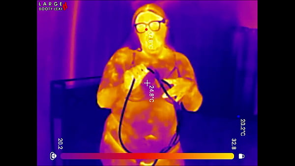 First time locked in chastity belt thick bbw ass fingered deep then stuffed with 2 huge butt plugs thermal pov 4k landscape 