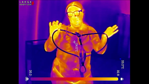 First time locked in chastity belt thick bbw ass fingered deep then stuffed with 2 huge butt plugs thermal pov 4k landscape 