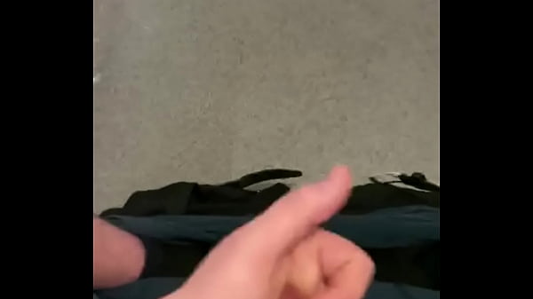 Wanking my big cock cuming all over the toilets 