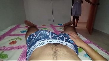 Nonton My Stepsister Masturbates Me While I Penetrate Her, I Cum And Continue Fucking Her. Homemade Porn thumbnail